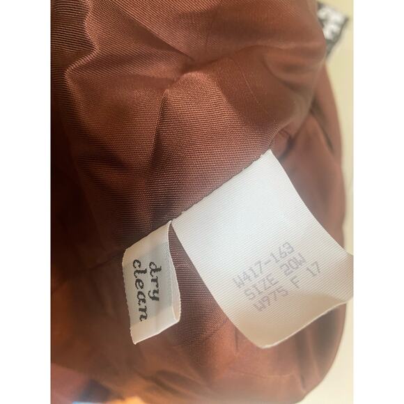 Vintage 90s Pendleton Wool Blazer Jacket Womens Sz 20W Single Button Brown Navy - Picture 4 of 5